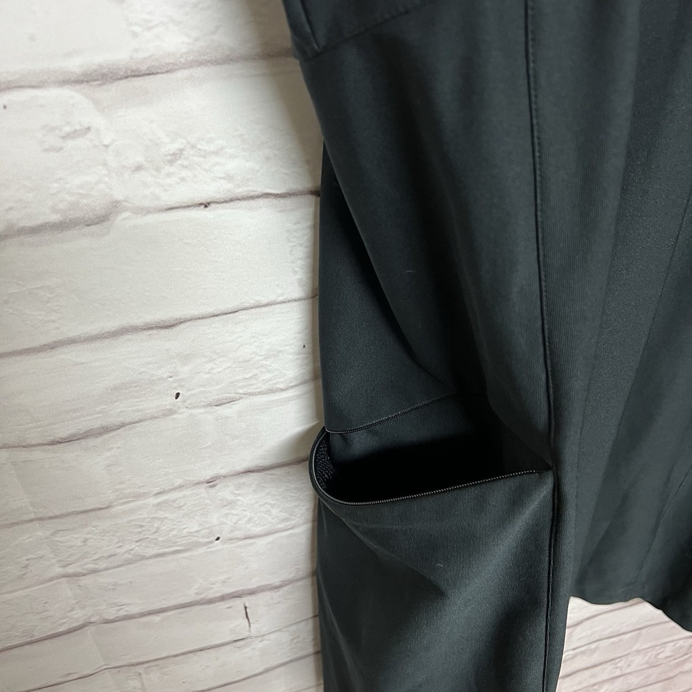 LL Bean Size XL Traveler Dress Black Sleeveless Pockets Stretch Active Hiking - Picture 5 of 9